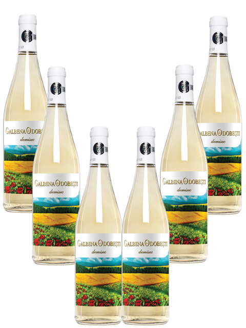 Beciul Domnesc Galbena de Odobesti White Wine 6x750ml