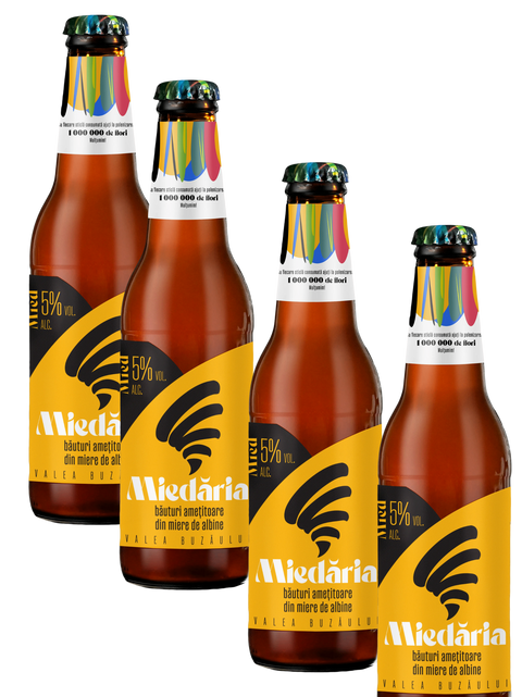 Queen Craft Mead (Mied Regina) Honey Beer by Miedaria 4x330ml 5% ABV