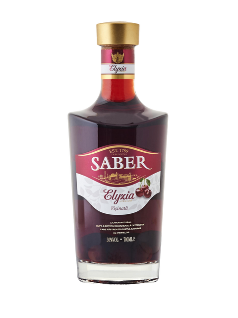 Saber Elyzia Sour Cherry (Visinata) Premium Liqueur 700ml