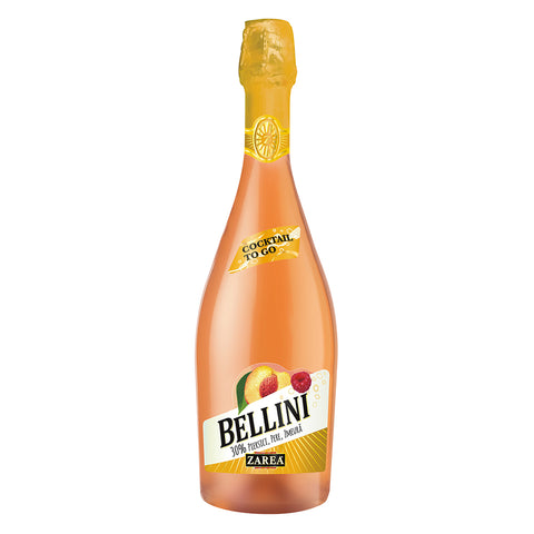 Zarea Bellini Cocktail To Go Peach, Pear and Raspberry Sparkling Cocktail
