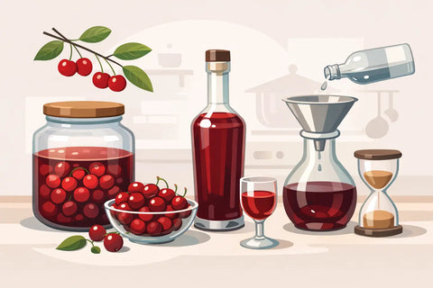 Making Visinata at Home: A Patient Cherry Recipe