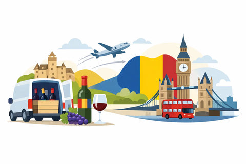 Romanian wine delivery in the UK