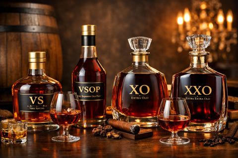 VS vs VSOP vs XO vs XXO brandy: what do these labels really mean?