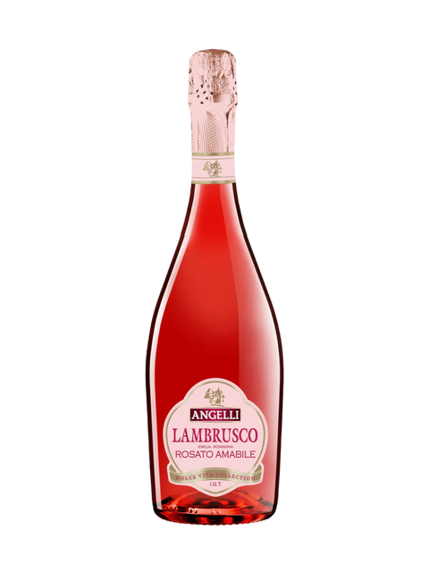 Angelli Lambrusco Rose Sparkling Wine 750ml