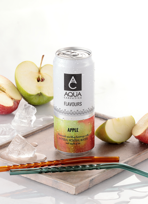 Aqua Carpatica Apple Flavoured Sparkling Water 6x330ml