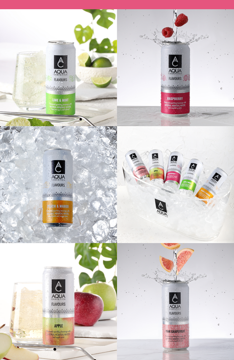 Aqua Carpatica Peach and Mango Flavoured Sparkling Water 6x330ml