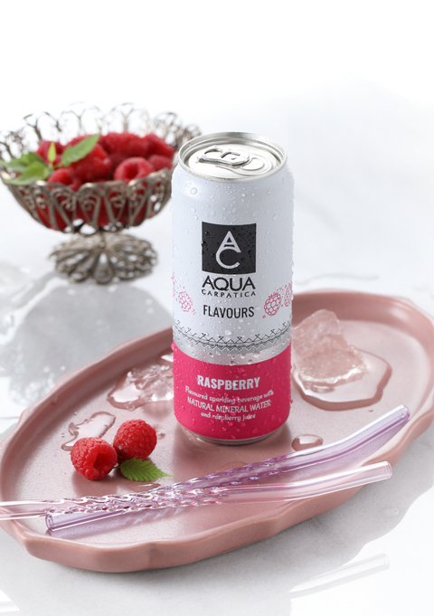 Aqua Carpatica Raspberry Flavoured Sparkling Water 6x330ml