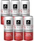 Aqua Carpatica Strawberry & Elderflower Flavoured Water 6x330ml