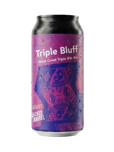Blackout Brewing Triple Bluff DDH WC TIPA (Collab with Wicked Barrel) 22P 1x440ml
