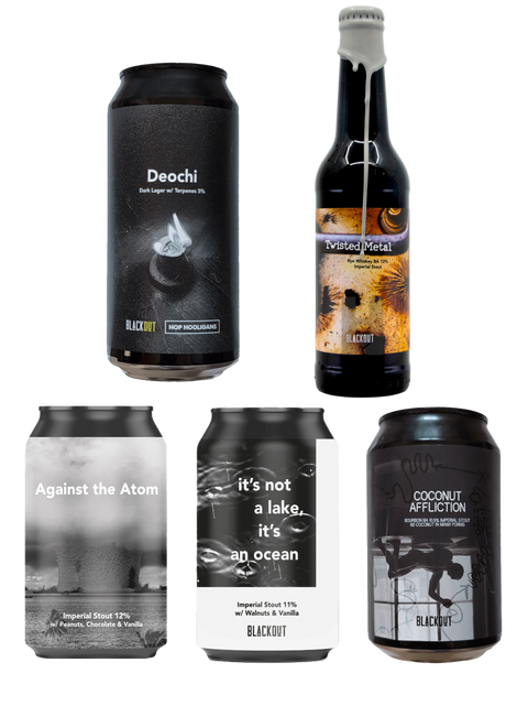 PRE-ORDER Blackout Brewing Taste Pack 4x330ml + 1x440ml