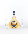 Bran Plum Schnapps (Tuica prune) with two branded glasses 700ml