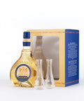 Bran Plum Schnapps (Tuica prune) with two branded glasses 700ml