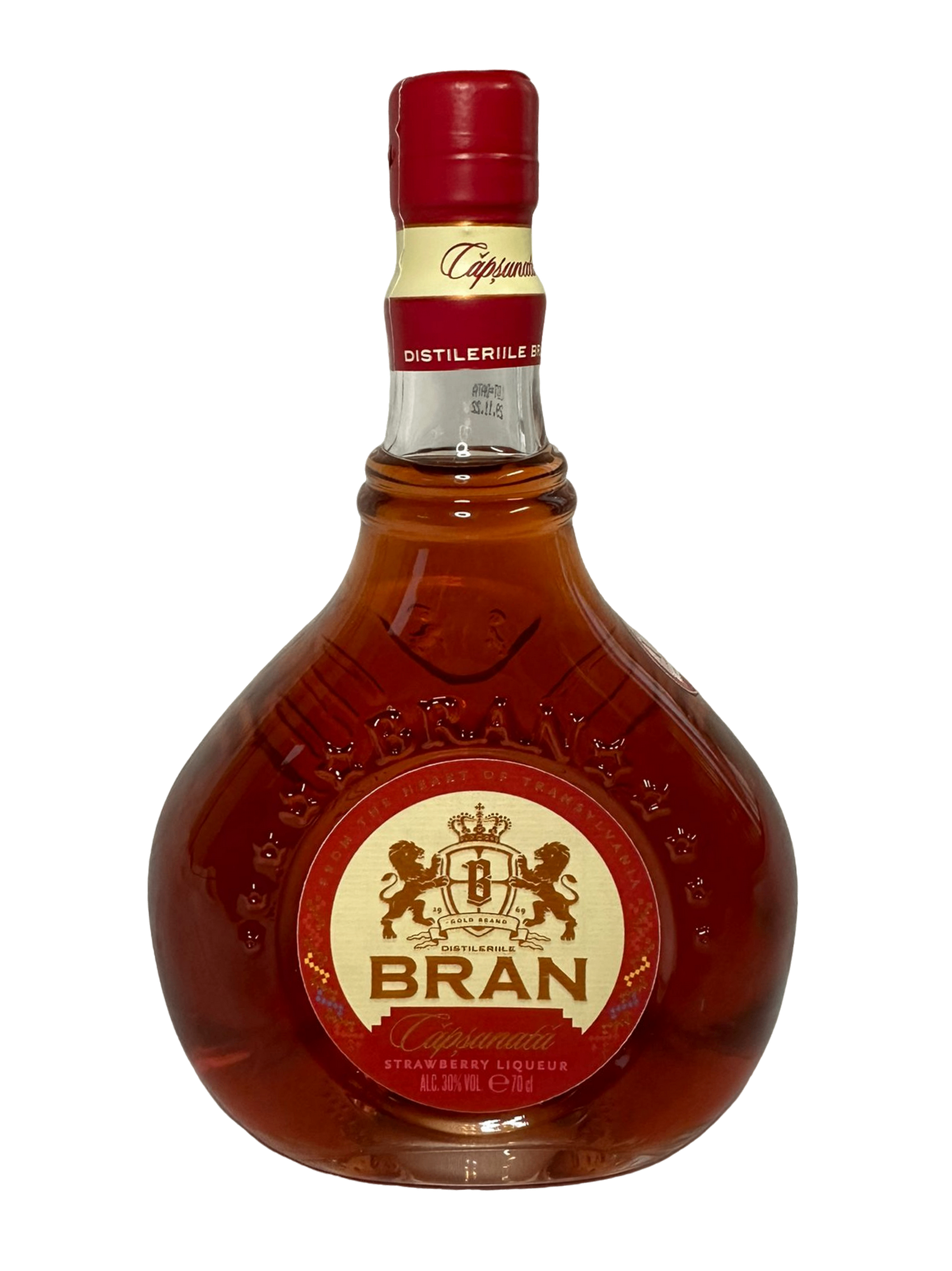 Bran Strawberry Romanian Liqueur (Capsunata) 700ml 30% ABV – Romanian ...