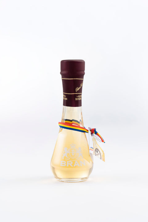 Bran Plum Brandy (Palinca prune / Plum palinka) Miniature in traditional glass 45ml