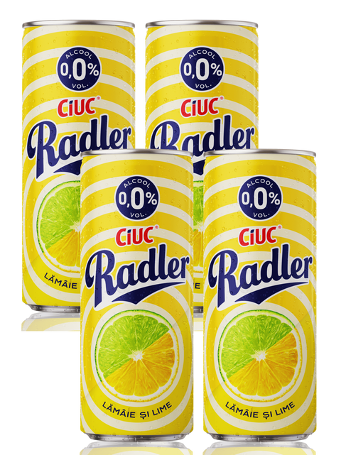 Ciuc Radler Lemon and Lime Alcohol Free Lager 4x500ml