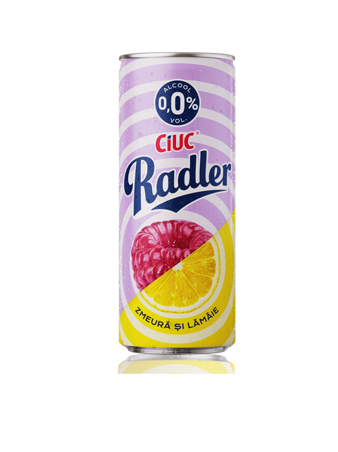 Ciuc Radler Raspberry and Lemon Lager Alcohol Free 4x500ml