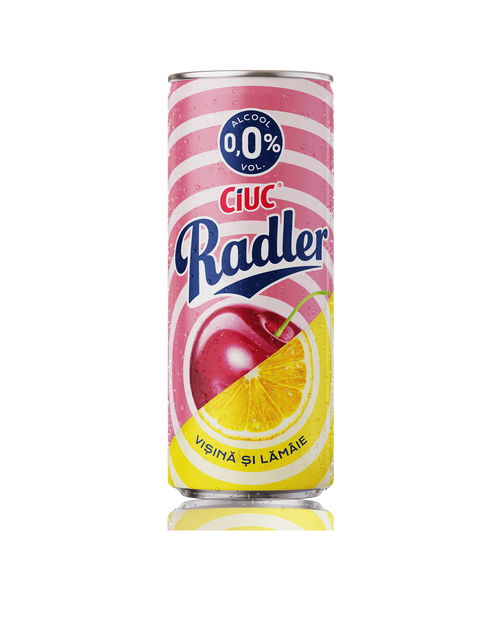 Ciuc Radler Sour Cherry and Lemon Lager Alcohol Free 4x500ml