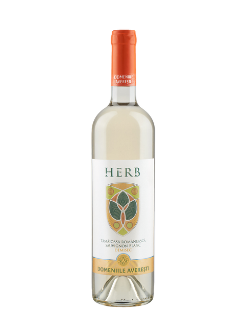 Domeniile Averesti Herb Tamaioasa Romaneasca and Sauvignon Blanc White Wine 750ml