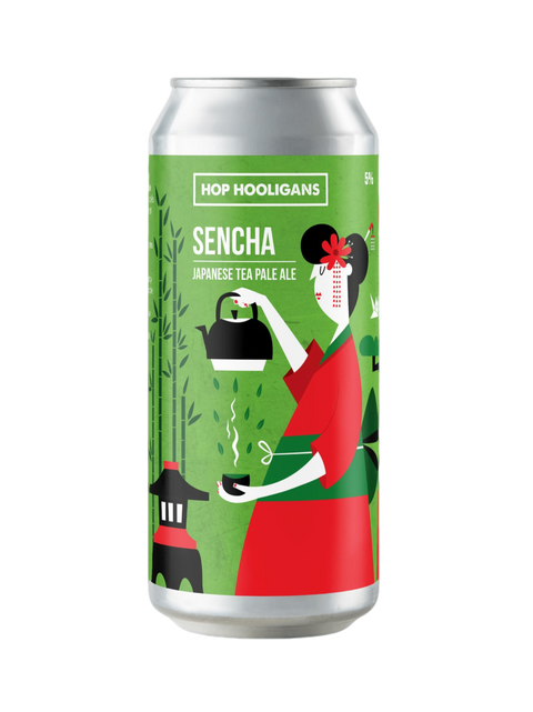 Hop Hooligans Sencha Tea Pale Ale 11P 4x500ml