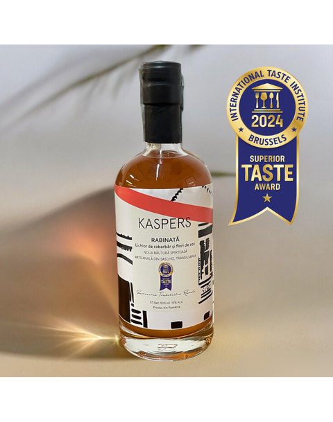 Kaspers Artisanal Rhubarb Liqueur (Lichior rubarba / Rabinata) 500ml