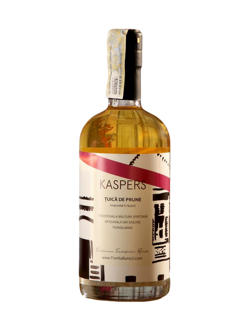 Kaspers Artisanal Plum Schnapps (Tuica prune) 500ml