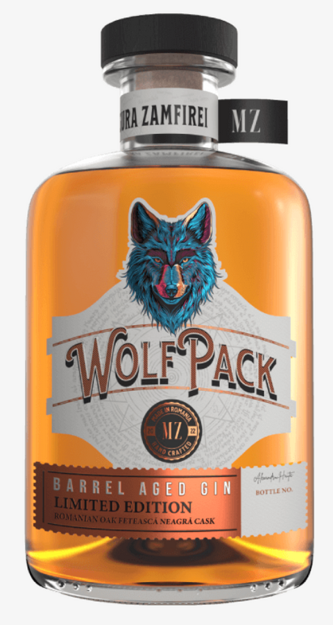 Magura Zamfirei WolfPack Barrel Aged Gin Feteasca Neagra Cask Limited Edition Premium Gin 500ml