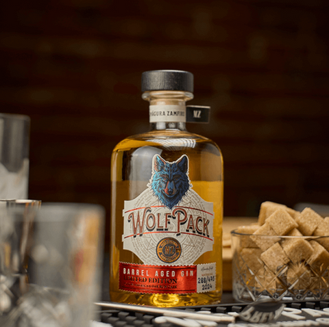 Magura Zamfirei WolfPack Barrel Aged Gin Rum Cask Limited Edition Premium Gin 500ml