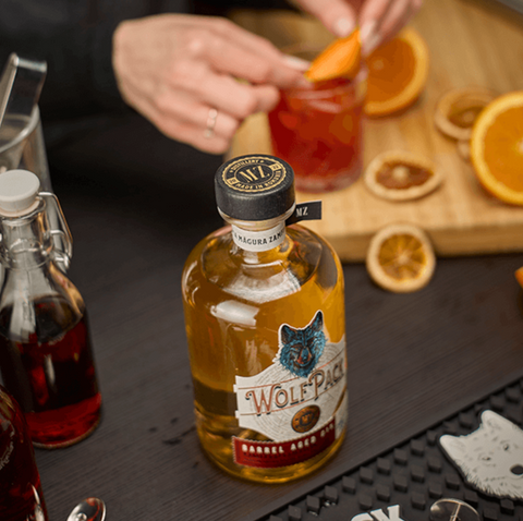 Magura Zamfirei WolfPack Barrel Aged Gin Rum Cask Limited Edition Premium Gin 500ml