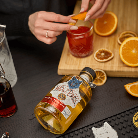 Magura Zamfirei WolfPack Barrel Aged Gin Rum Cask Limited Edition Premium Gin 500ml