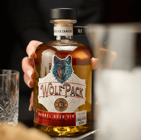 Magura Zamfirei WolfPack Barrel Aged Gin Rum Cask Limited Edition Premium Gin 500ml