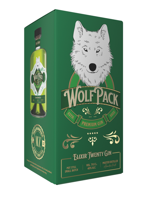 Magura Zamfirei WolfPack Elixir Twenty Gin Gift Pack Premium Gin 700ml