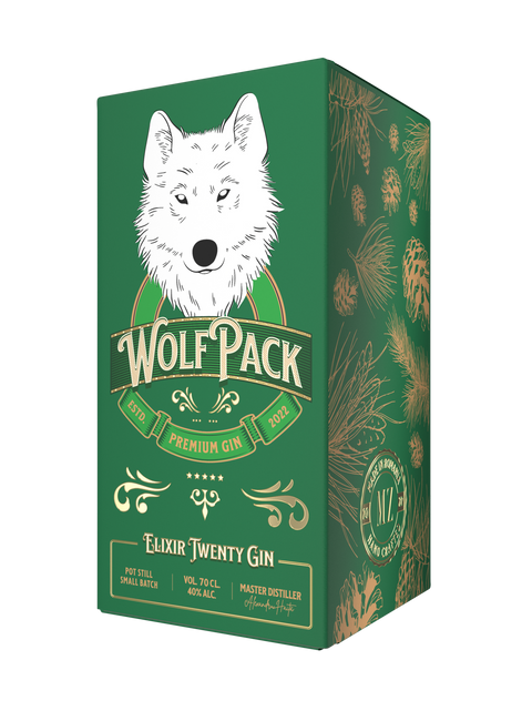 Magura Zamfirei WolfPack Elixir Twenty Gin Gift Pack Premium Gin 700ml