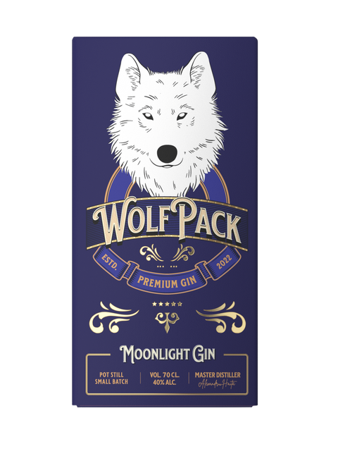 Magura Zamfirei WolfPack Moonlight Gin Gift Pack Premium Gin 700ml