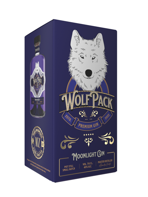 Magura Zamfirei WolfPack Moonlight Gin Gift Pack Premium Gin 700ml