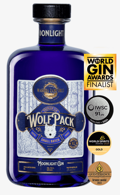 Magura Zamfirei WolfPack Moonlight Gin Gift Pack Premium Gin 700ml
