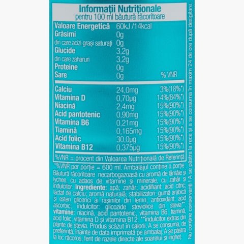 Merlin's Beverages Vitamin Aqua Lemon & Lychee Flavoured Water 600ml