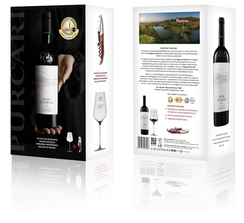 Purcari Negru de Purcari Moldovan Red Wine gift set