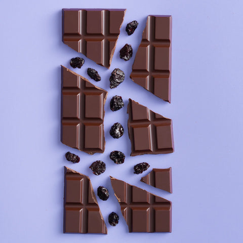 Razvan Idicel Dark Chocolate with sour cherries from sour cherry liqueur 70% cocoa 80g