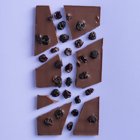 Razvan Idicel Dark Chocolate with sour cherries from sour cherry liqueur 70% cocoa 80g