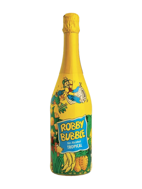 Robby Bubble Tropical (Banana & Pineapple) Alcohol Free Kids Champagne 750ml