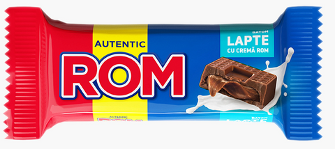 ROM Milk Chocolate bar with rum cream 30g