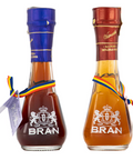 Bran (gift set / taste pack) sour cherry and blueberry liqueur in two traditional glasses (Set miniaturi visinata si afinata in toi) 2x45ml