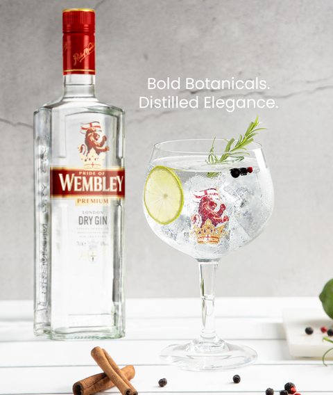 Wembley London Dry Gin Premium Gin 1ltr