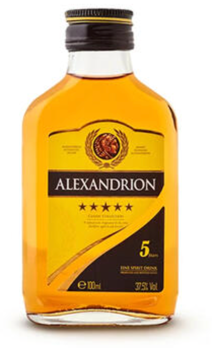 Alexandrion 5 Stars Classic Collection Brandy 100ml