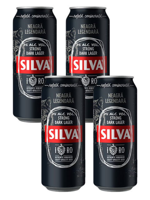 Silva Strong Dark Premium Lager 4x500ml