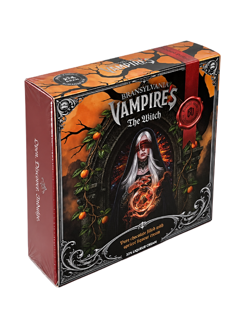 The Witch Enchanted Fine chocolate pralines filled with apricot liqueur 168g