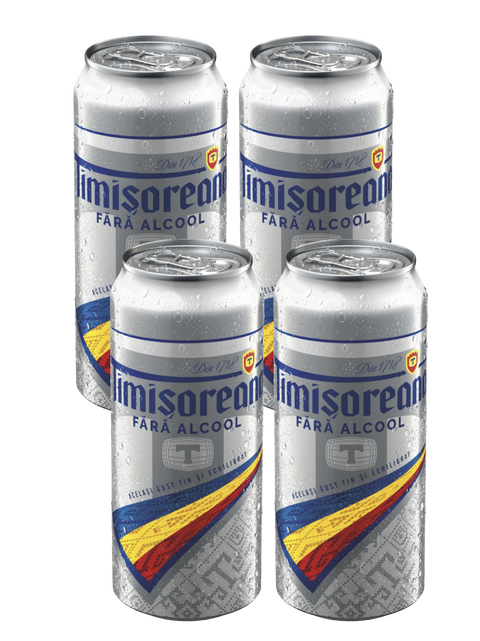 Timisoreana Lager Alcohol Free 4x500ml