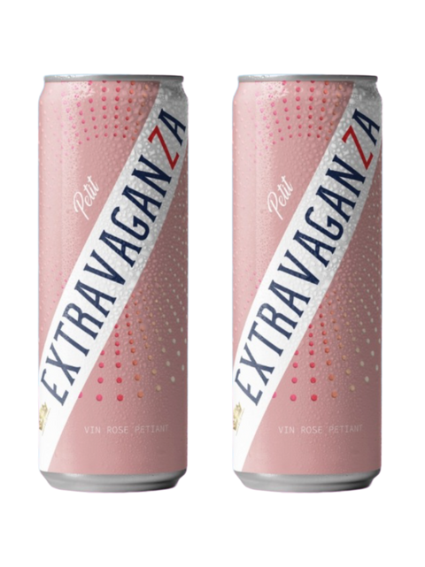 Via Husi Petit Extravaganza Petiant Rose Wine 2x250ml
