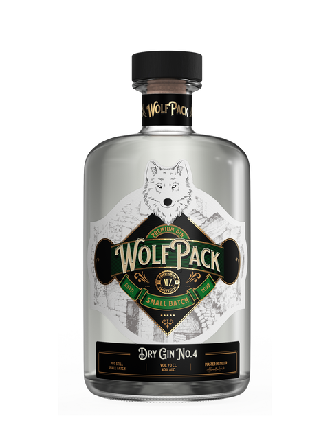 Magura Zamfirei WolfPack Dry Gin No 4 Gift Pack Premium Gin 700ml