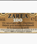 Zarea 100 Methode Traditionelle Sparkling White Wine